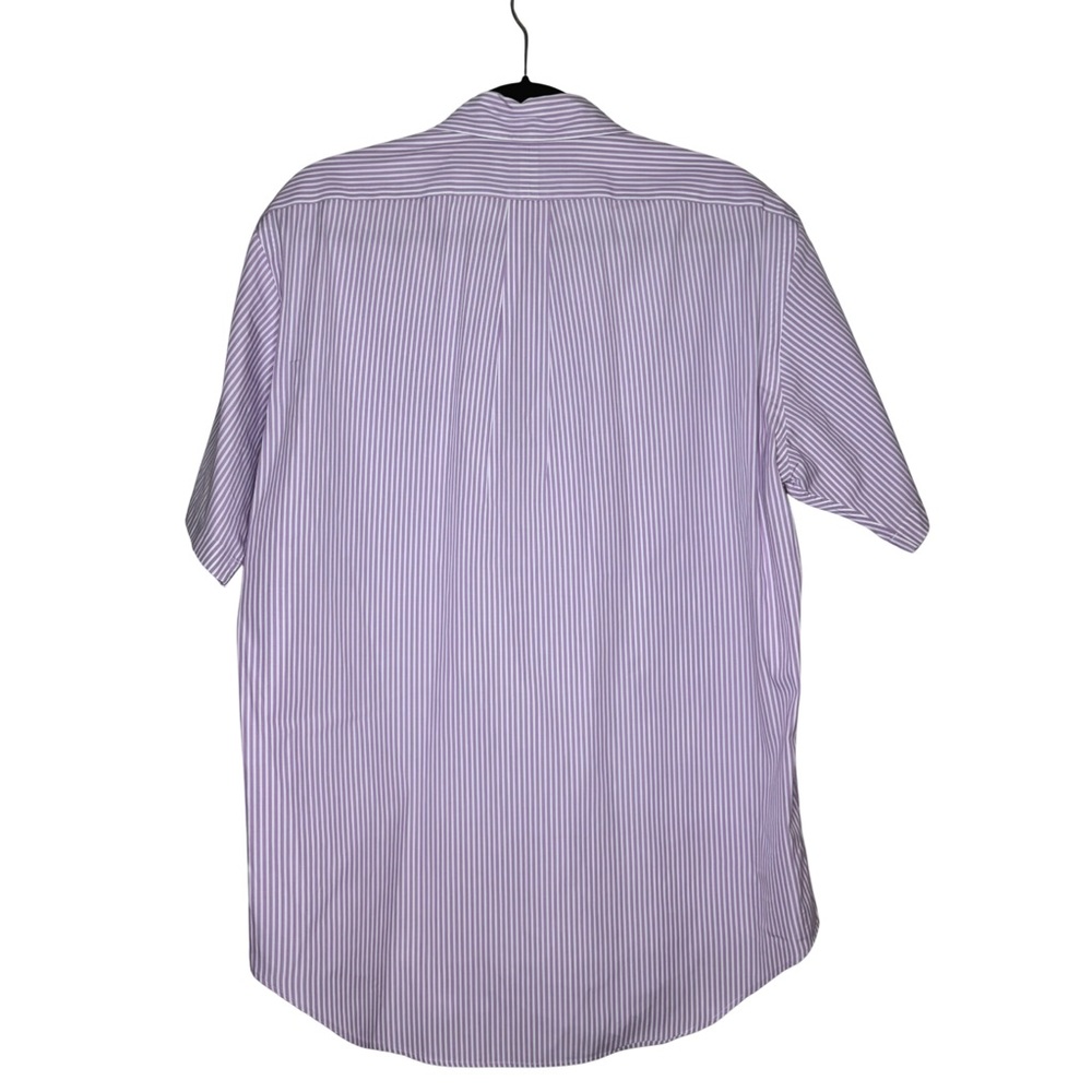 Polo Ralph Lauren Classic Fit Purple & White Stripe Buttondown Shirt Mens Sz M - Picture 5 of 5